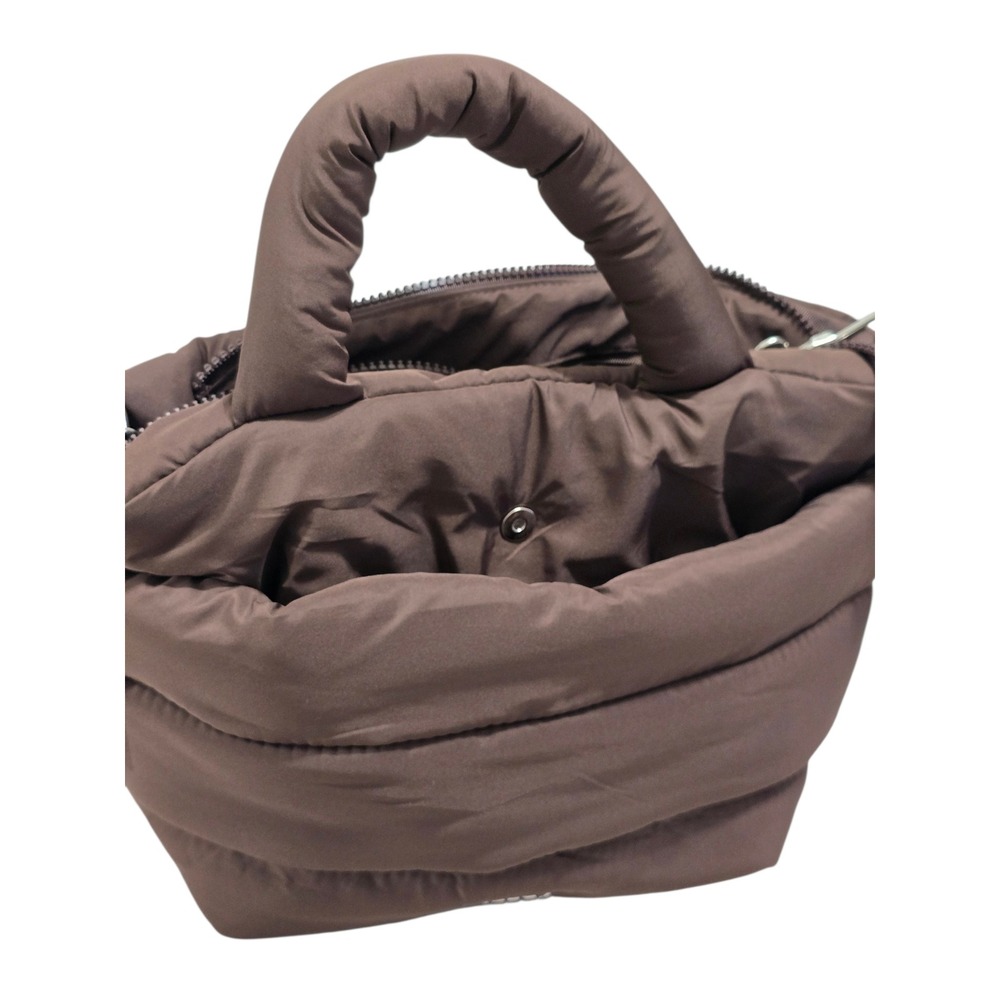 Wilo The Label Mini Two Strap‎ Puffer Tote Bag Espresso Brown Crossbody ESPMINI - Picture 2 of 13